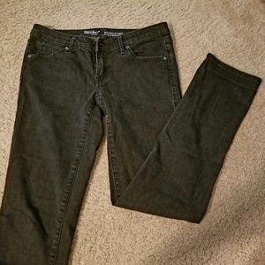 Mid-Rise Straight Jeans